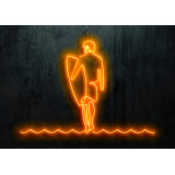 Carteles de Neón Led - Luces de neón "Surfista"